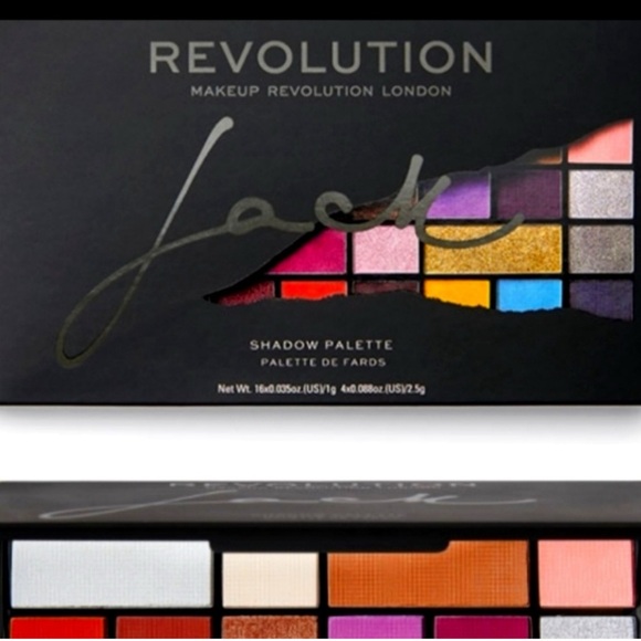 Makeup Revolution X Jack Eyeshadow Palette, Matte & Shimmer NEW IN BOX - Picture 1 of 8